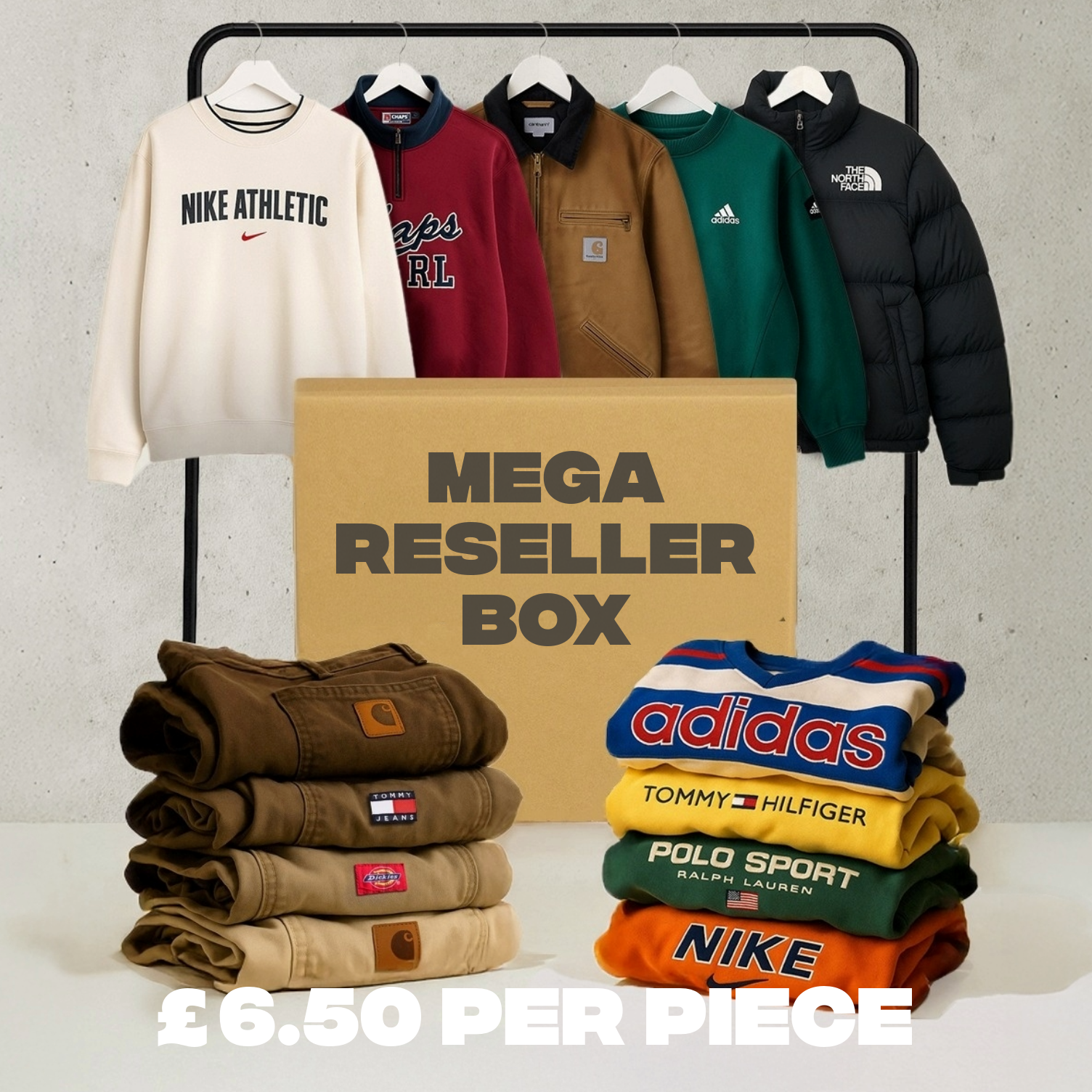 60 pièces - Boîte Méga Revendeur