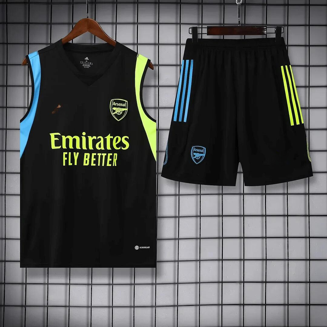 Set estivo senza maniche allenamento pre-partita Arsenal 2023/2024