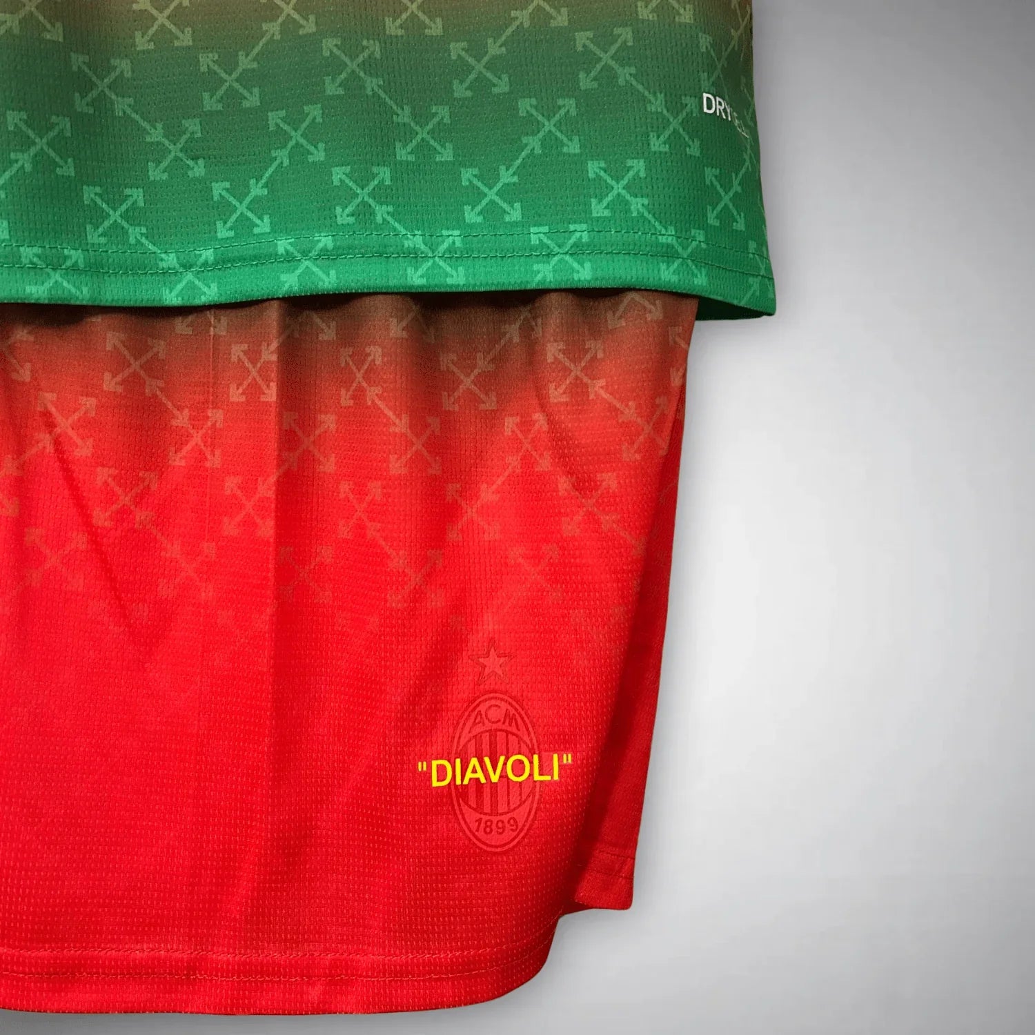 Maglia Bambino AC Milan Off-White Rossa 2025/2026