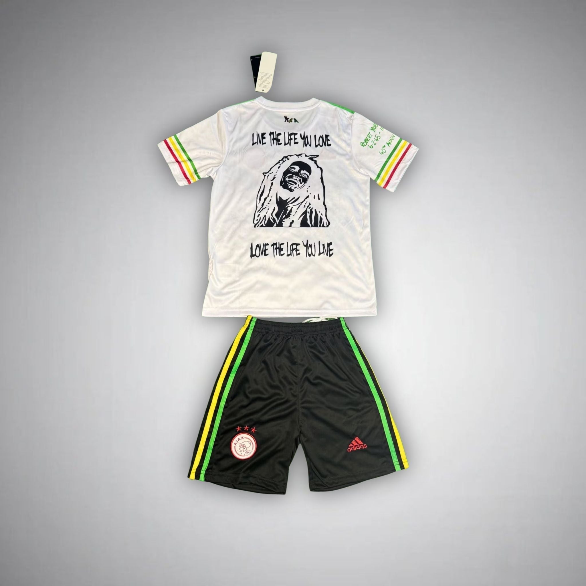 Ajax Bob Marley Weißes Kindertrikot