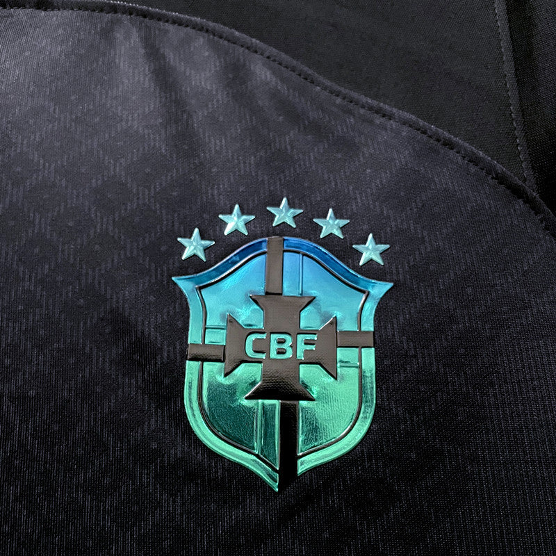 BRASILIEN 22/23 Schwarzes Konzept-Trikot