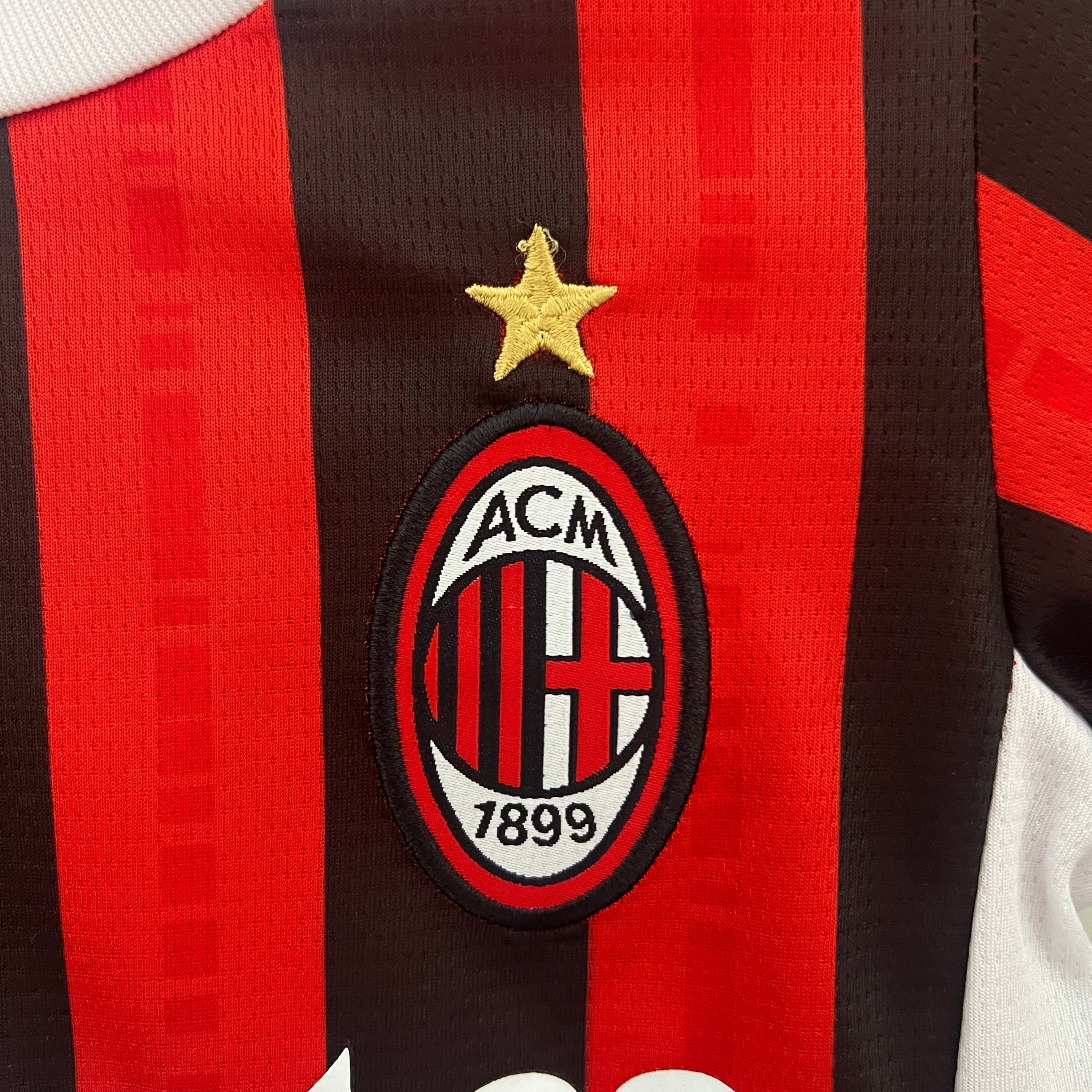 Camiseta de fútbol para niños AC Milan 24-25