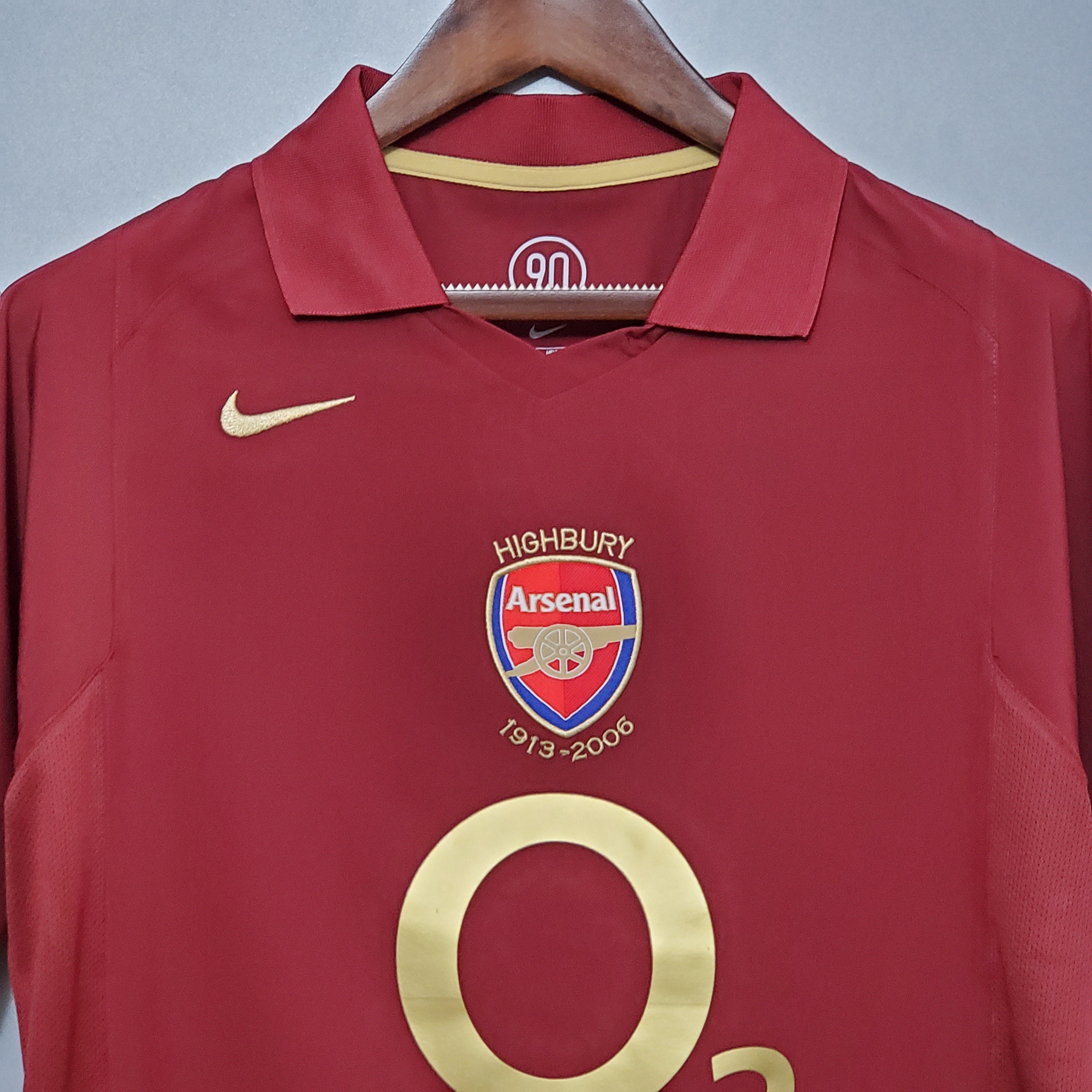Kit Casa Retro Arsenal 2005-2006