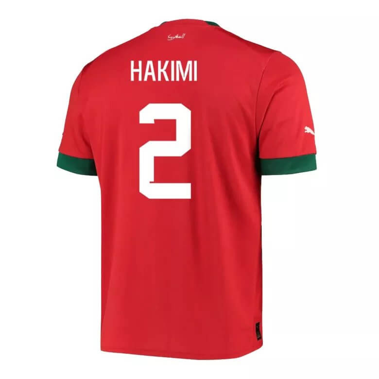 Maglia casa HAKIMI 2 Marocco Coppa del Mondo 2022