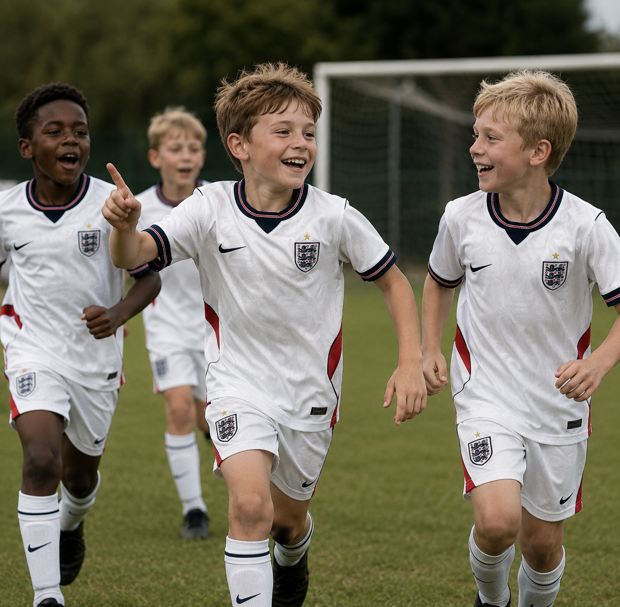 Maglia casa bambini Inghilterra edizione Coppa del Mondo 2026