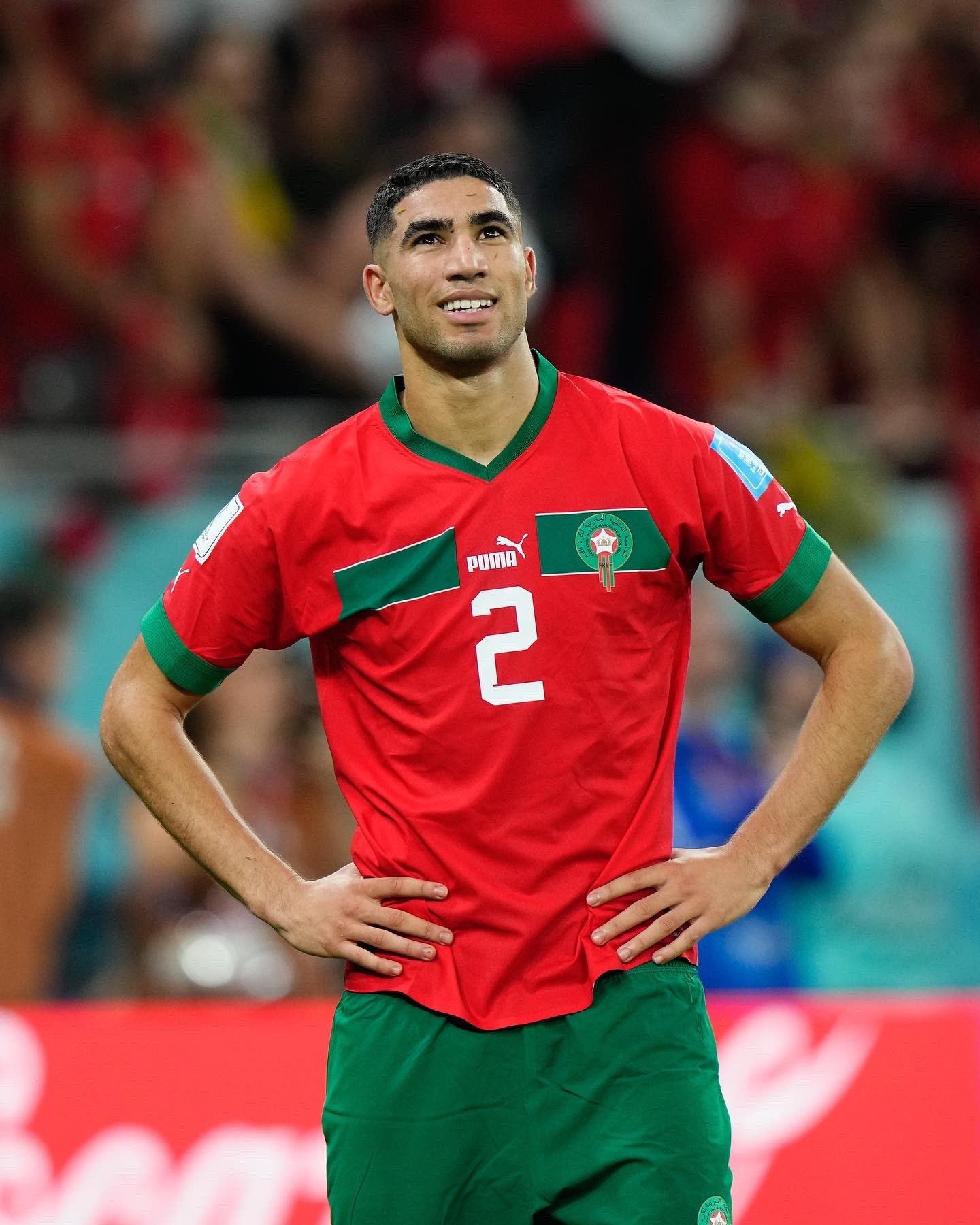Maglia casa HAKIMI 2 Marocco Coppa del Mondo 2022