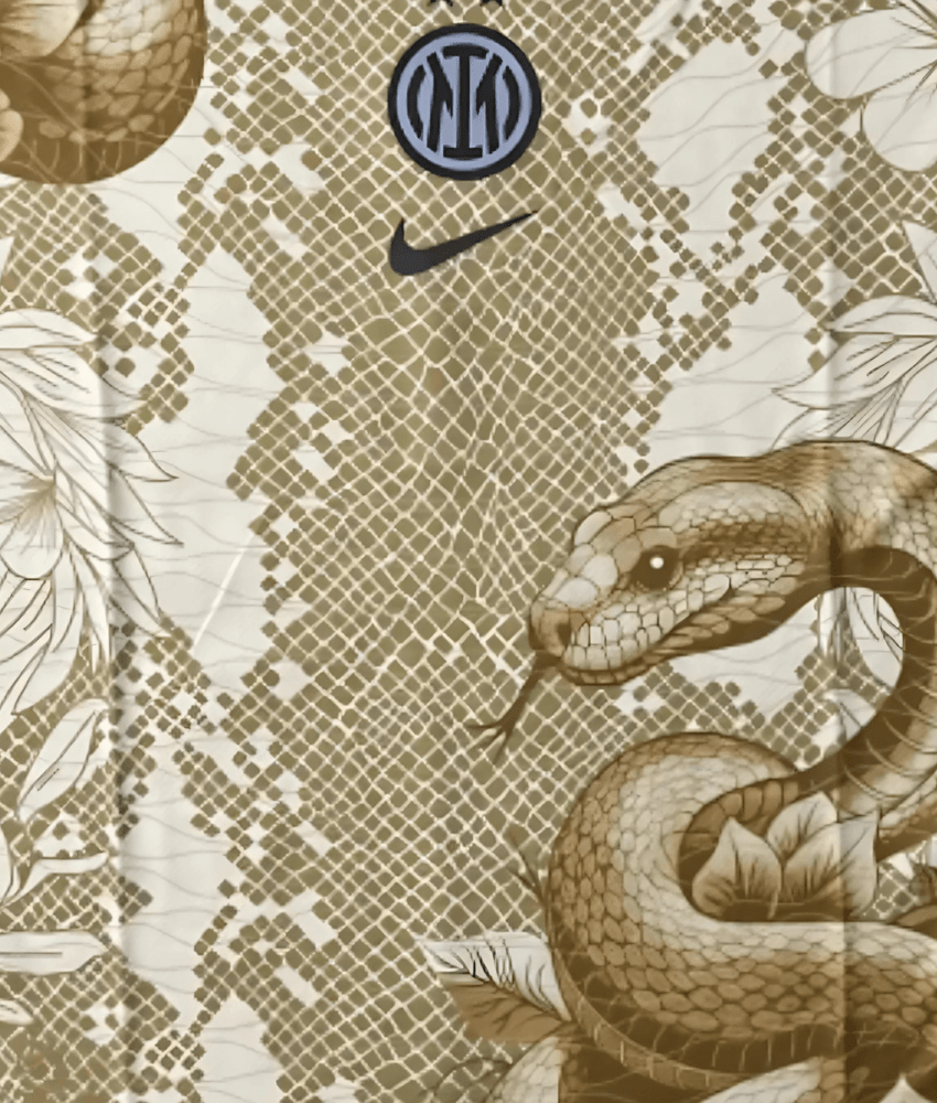 Inter Milan Maglia Edizione Speciale Serpente Dorato