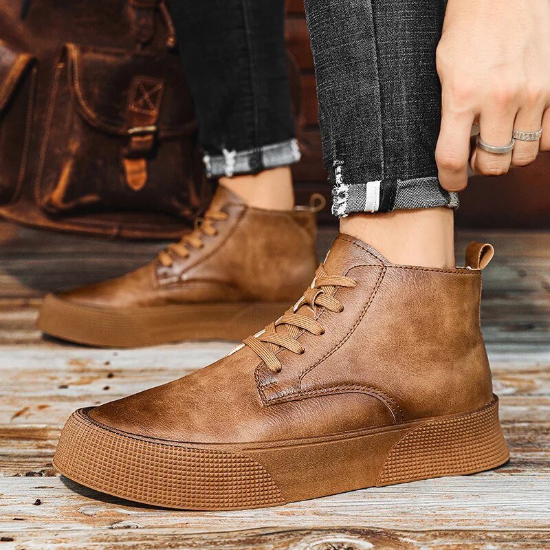 Schnürstiefel Herren Robust Langlebiges Design mit zeitlosem Charme