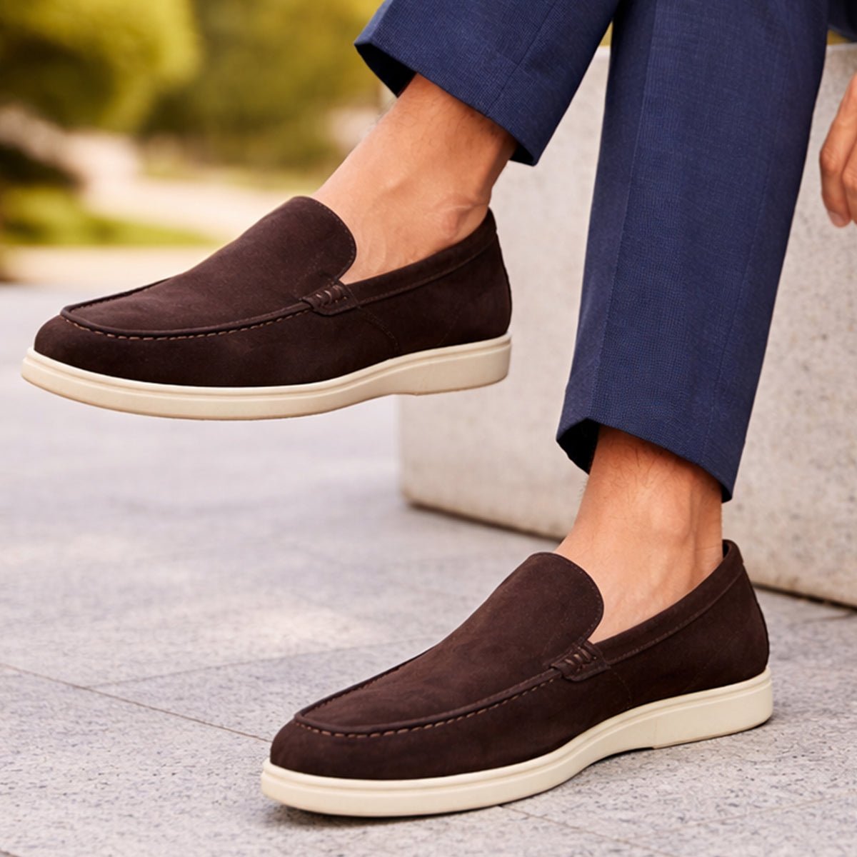 Herren Slipper Casual — Gummisohle für Komfort