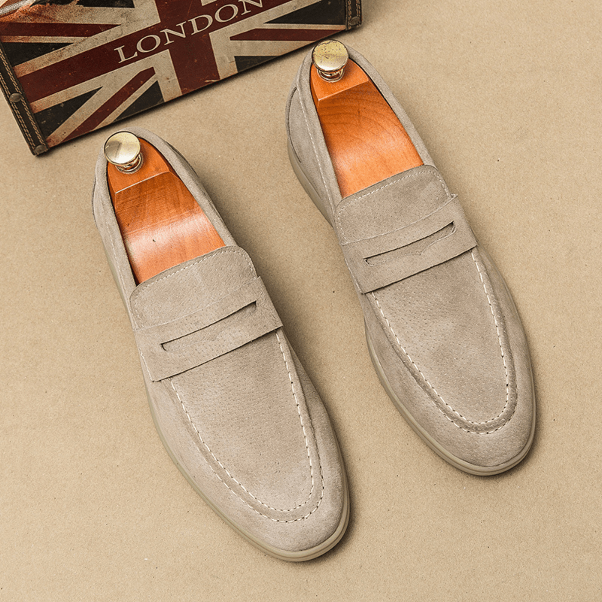 Mocassini da uomo slip-on classici — stile senza tempo