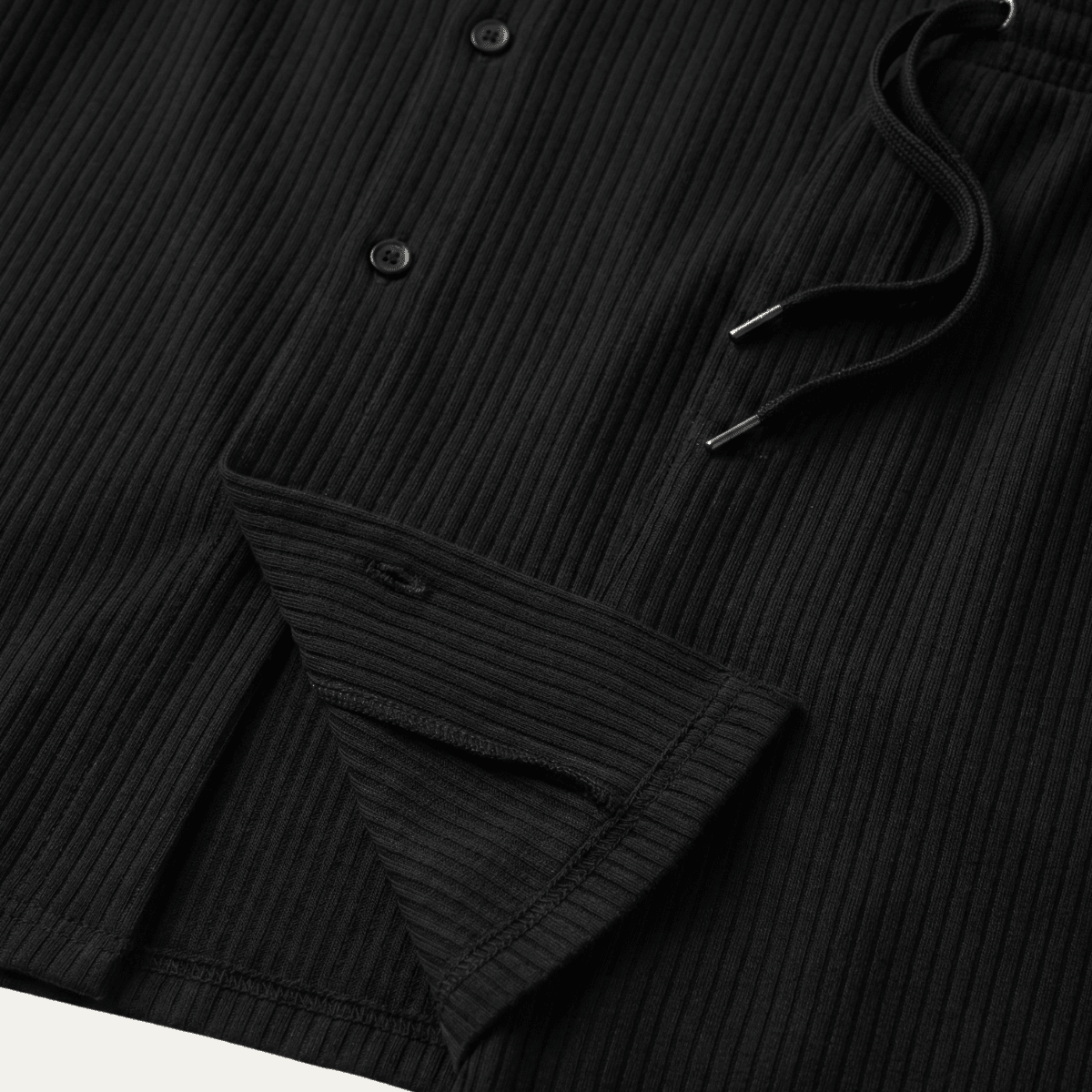 Completo lounge uomo — Maglia a maniche corte a coste e pantaloncini con coulisse
