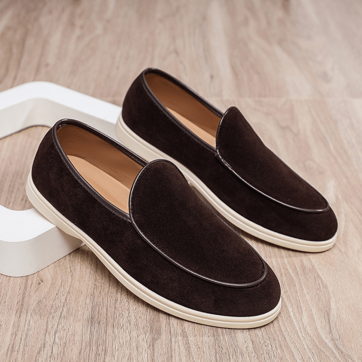 Mocassini casual da uomo slip-on — design pulito per tutti i giorni