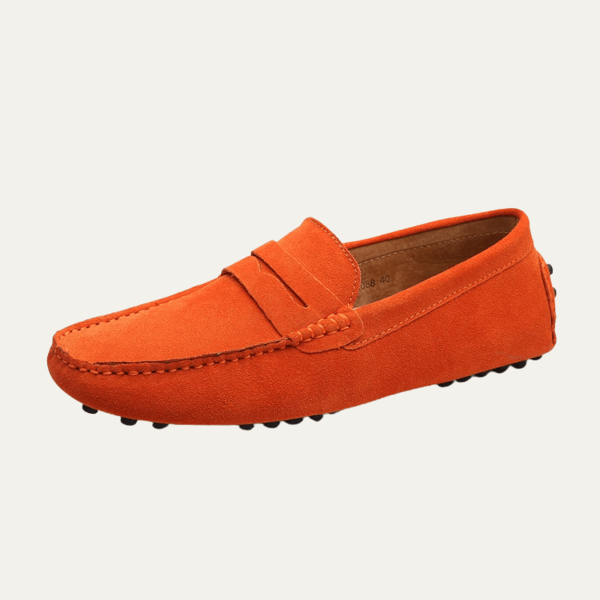 Mocassini da uomo slip-on — cuciture mocassino, profilo basso