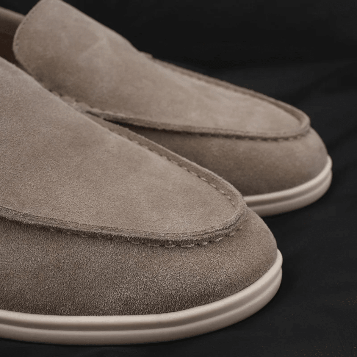 Mocassini da uomo slip-on — punta tonda e suola morbida