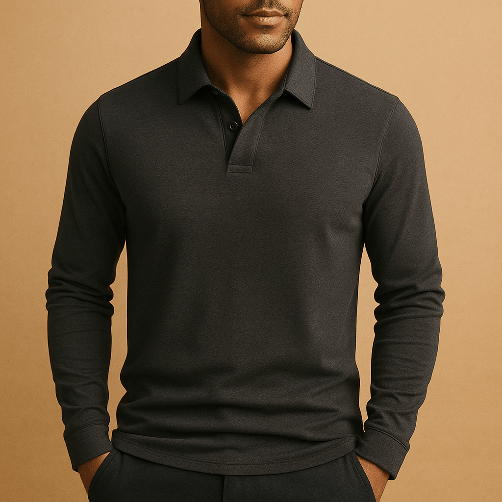 Polo uomo, vestibilità classica, comfort senza tempo per uso quotidiano