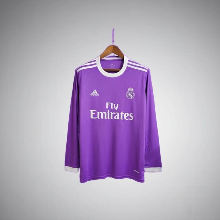 Maglia trasferta Real Madrid maniche lunghe 2016/2017