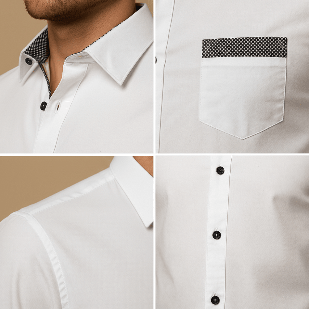 Herenoverhemd Slim Fit Met Aansluitend Profiel