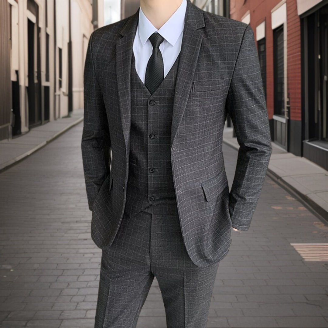 Abito Uomo Vestibilità Slim Set da Sposa Look Elegante