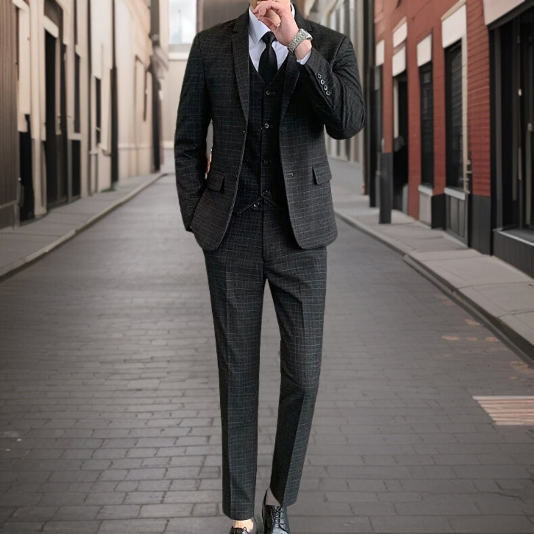 Abito Uomo Vestibilità Slim Set da Sposa Look Elegante