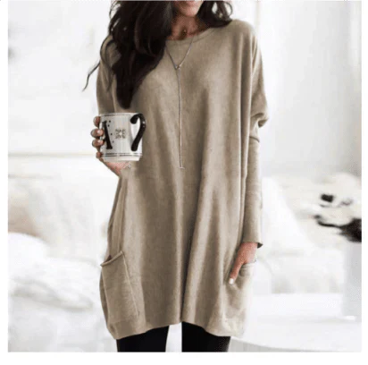 Maglione Donna Vestibilità Comoda Look Quotidiano