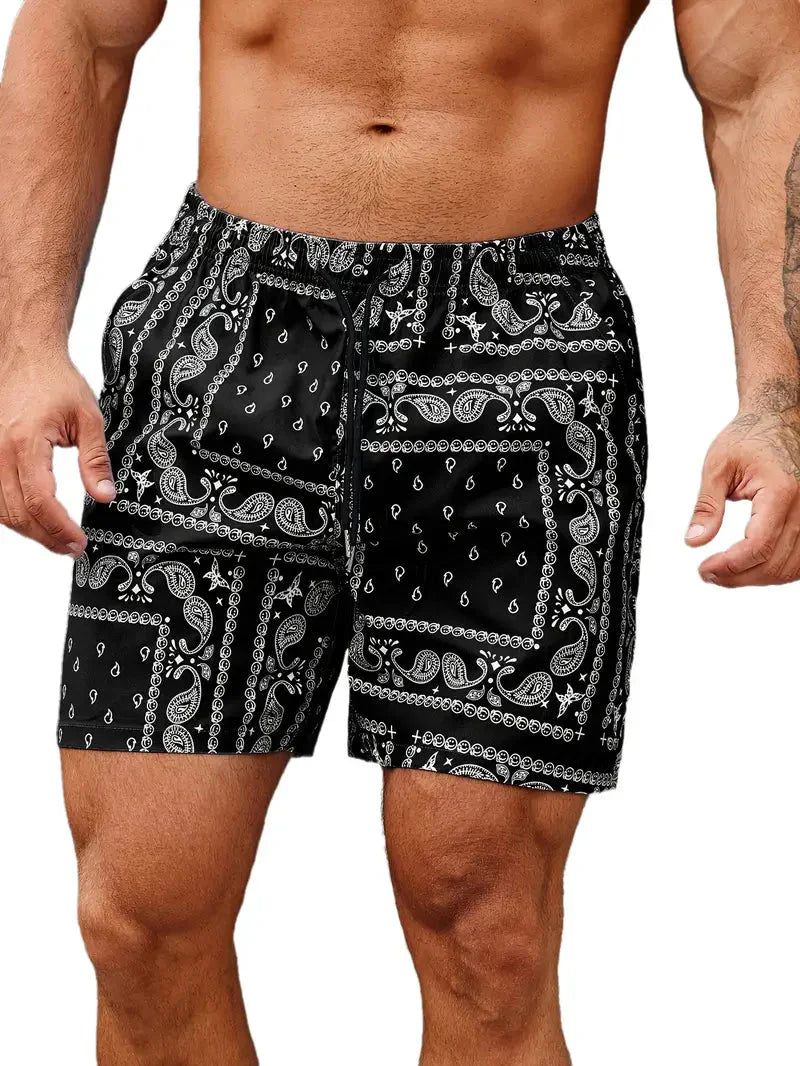 Herren Badeshorts, lockere Passform, schnelltrocknend, Sommerbekleidung