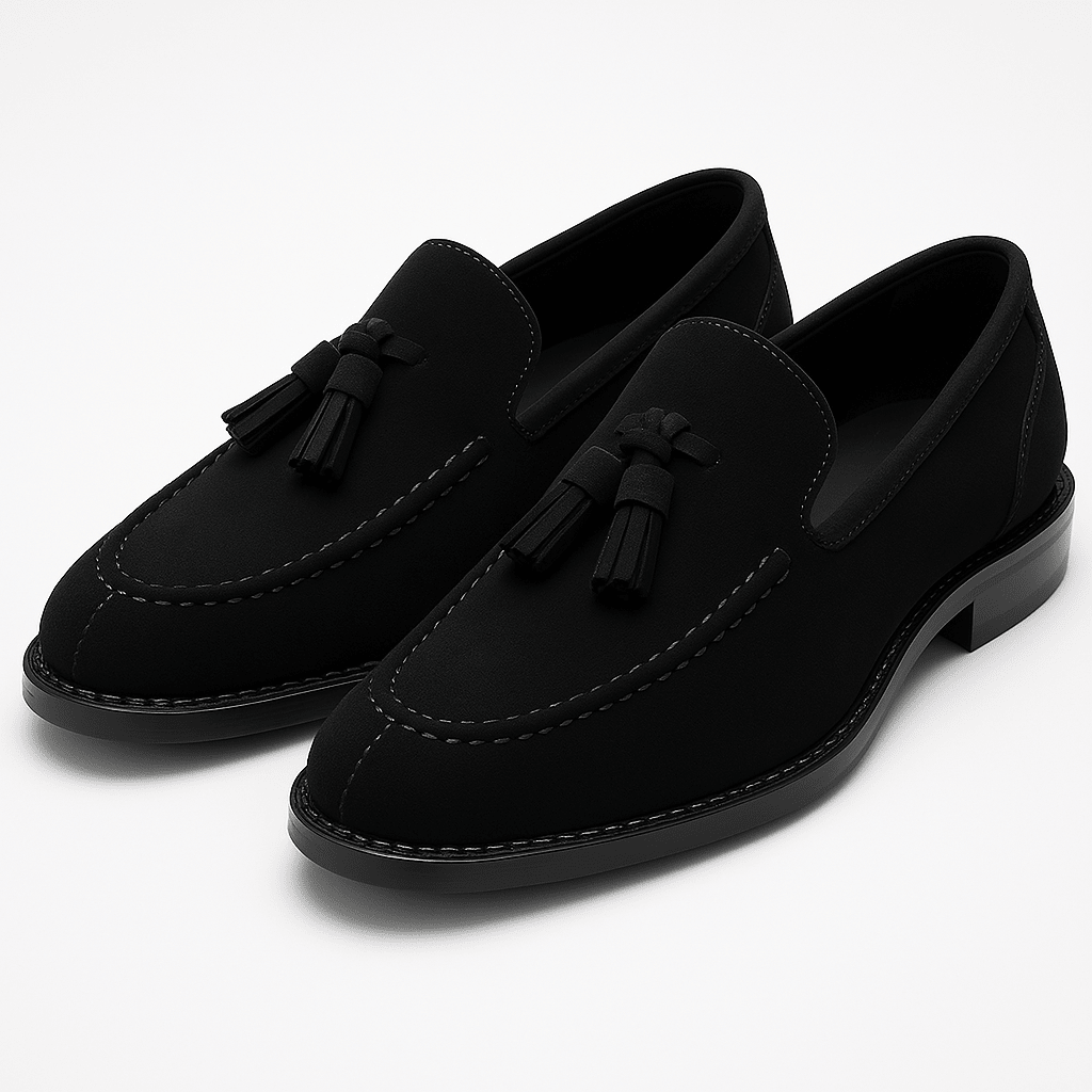 Quasten-Loafers Herren Leder Klassischer Stil Alltagskomfort