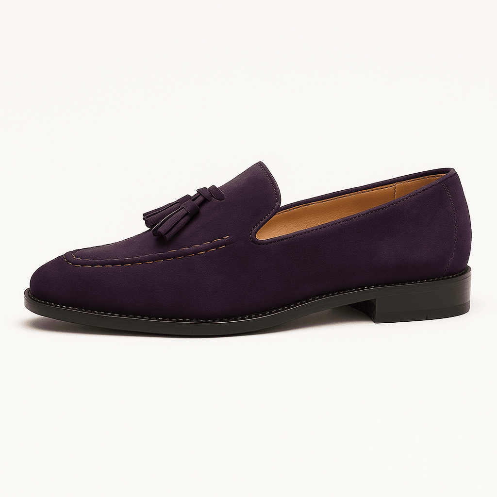 Quasten-Loafers Herren Leder Klassischer Stil Alltagskomfort
