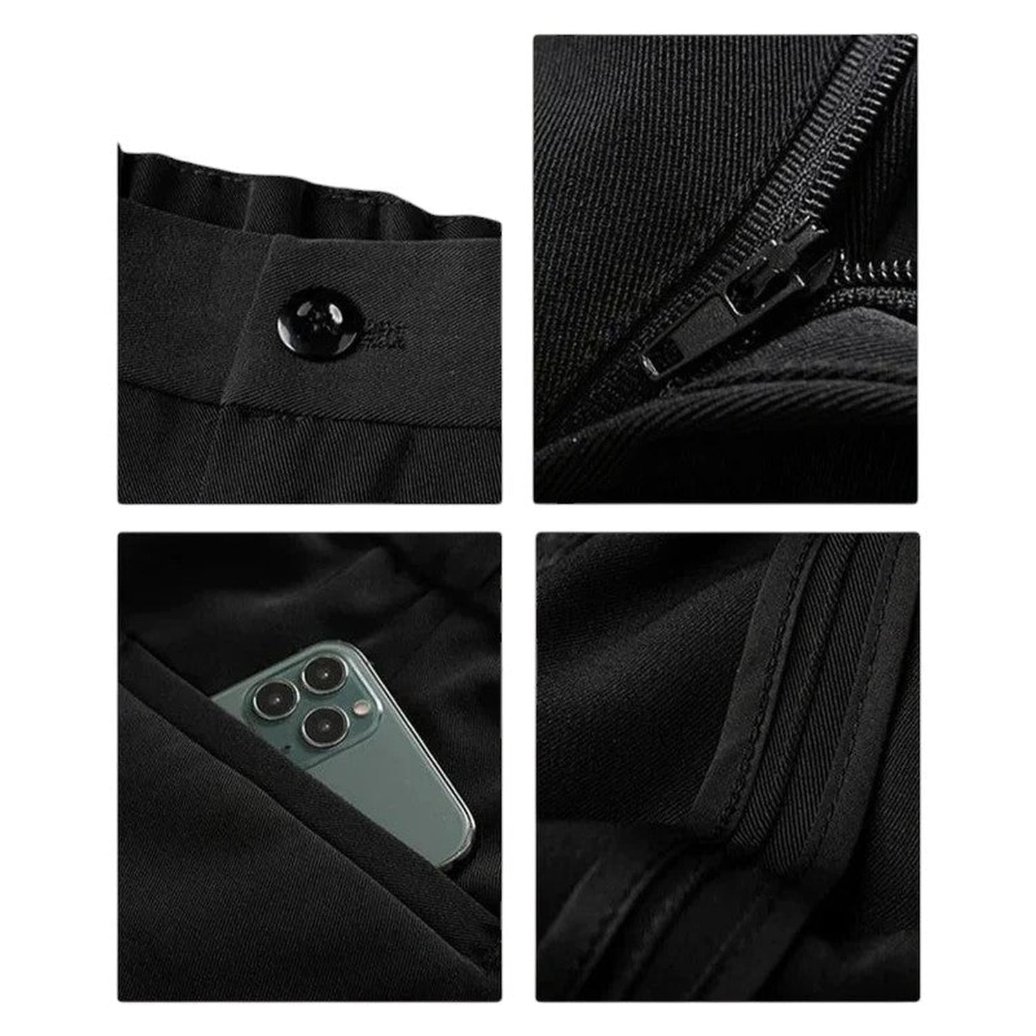 Herren Hose Formelles Drapiertes Design Locker maßgeschneiderte Passform