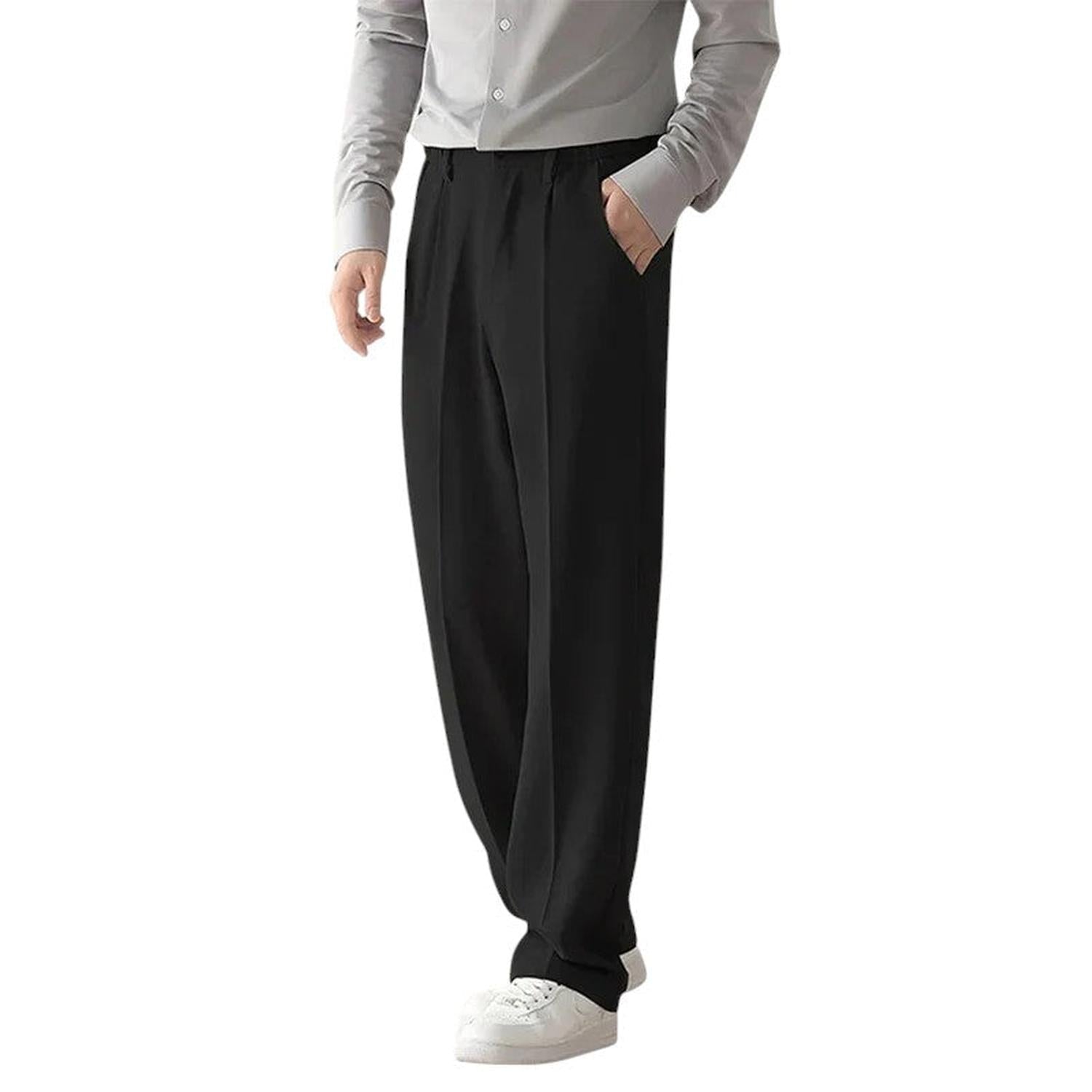 Herren Hose Formelles Drapiertes Design Locker maßgeschneiderte Passform