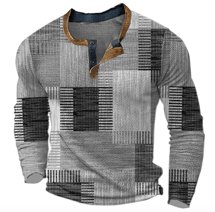 Maglione lavorato a maglia waffle uomo, pullover caldo e alla moda