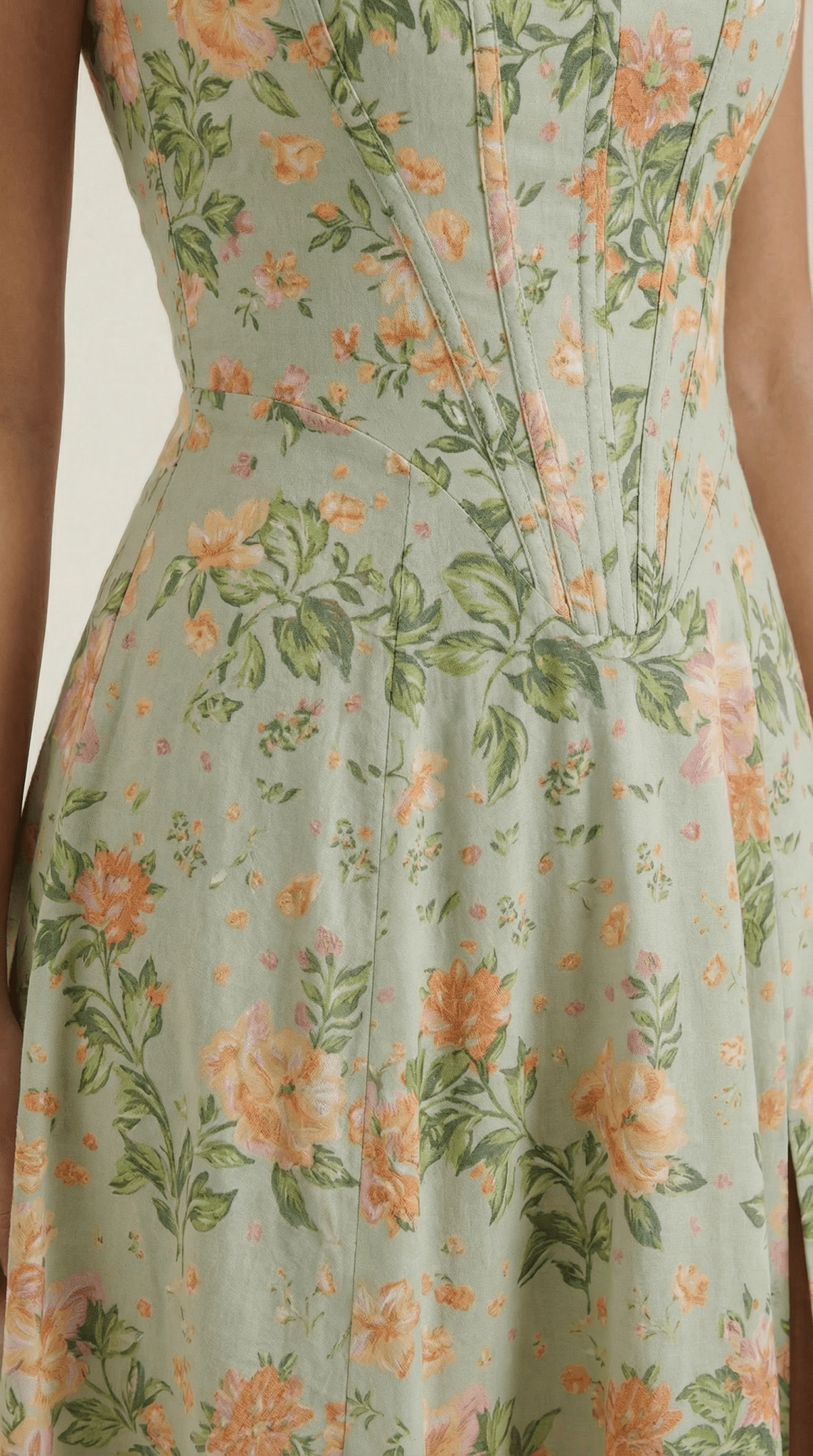 Damen Midikleid Herzausschnitt A-Linien-Silhouette