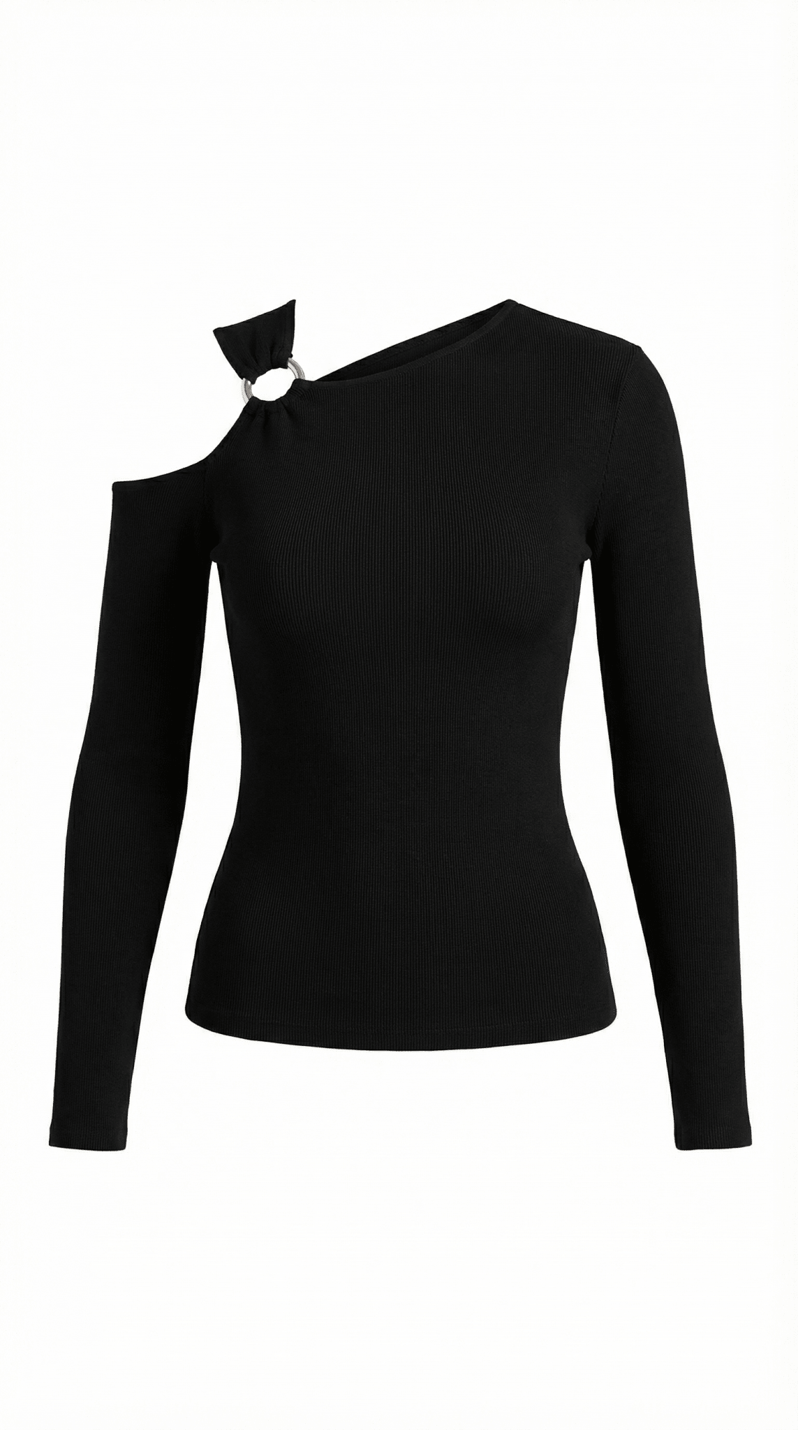 Top da donna — Senza maniche, monospalla con scollo asimmetrico