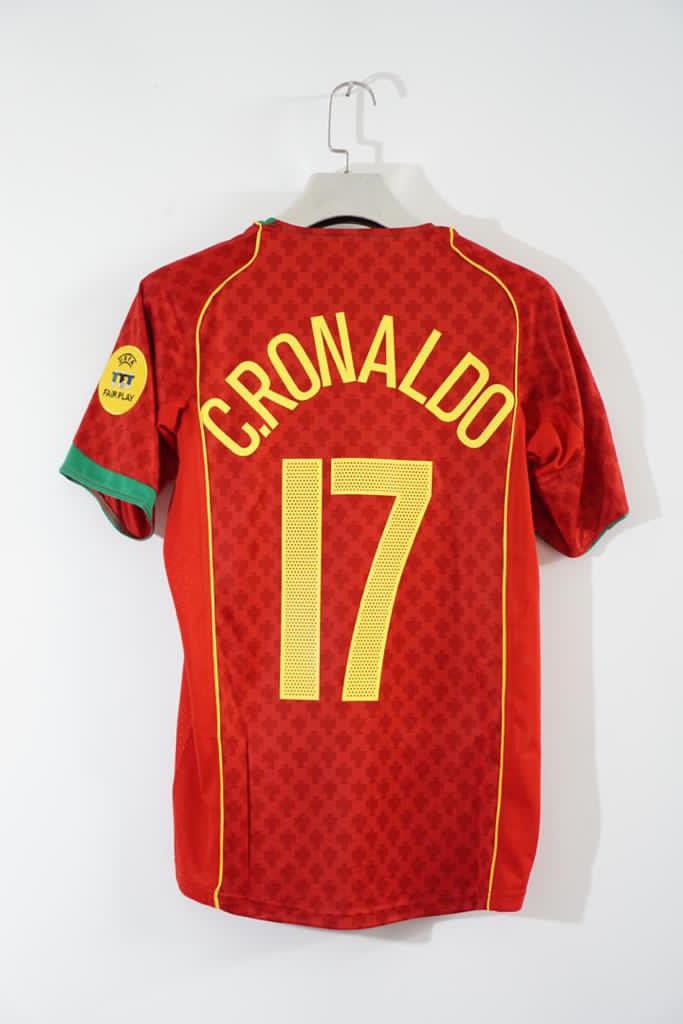 Portugal Retro-Trikot 2004 – Klassisches Euro 2004 Trikot