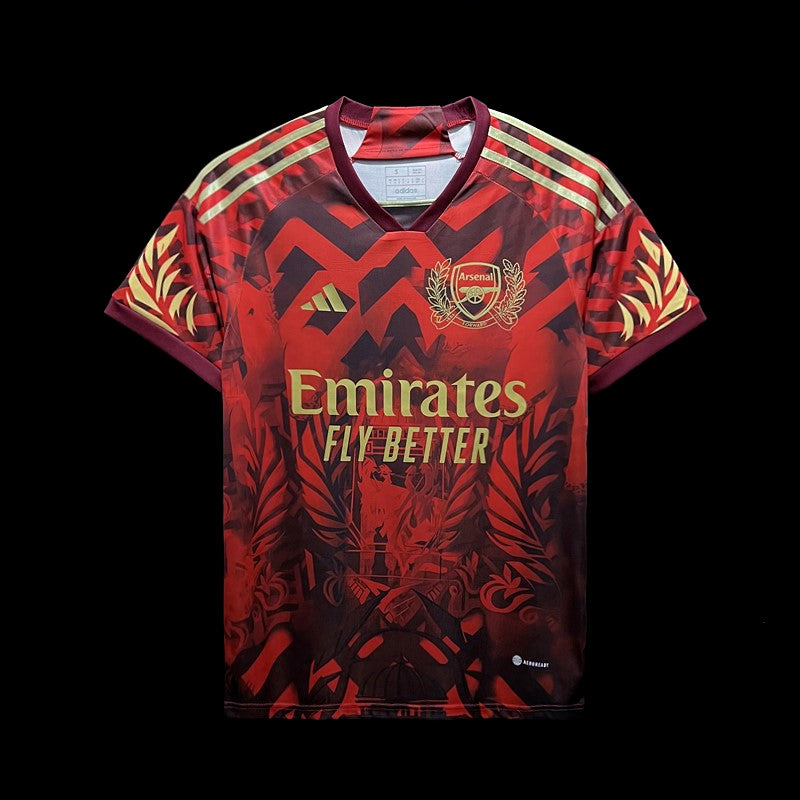 Arsenal Dunkelrotes Spezialedition Trikot