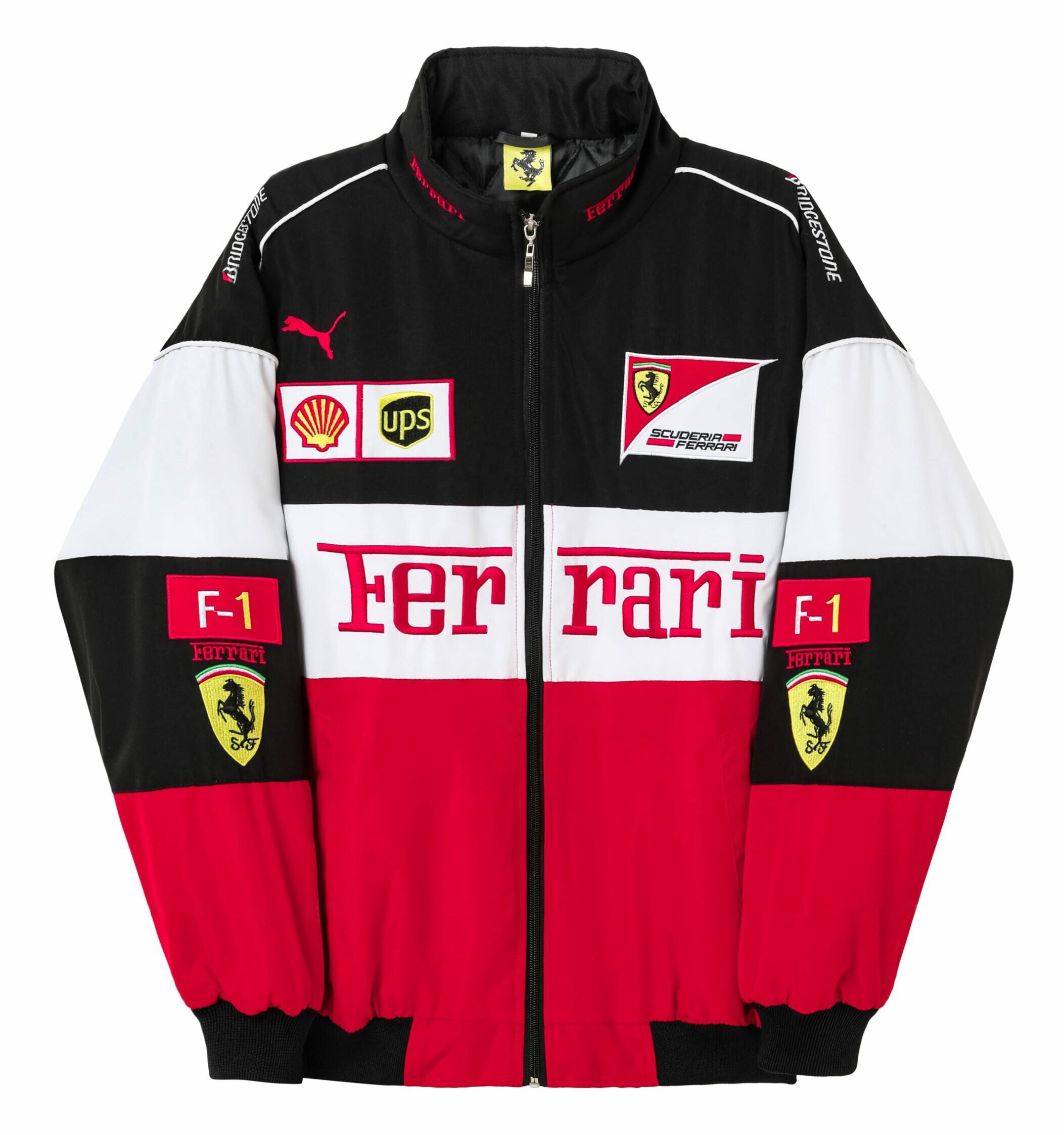 Chaqueta del Equipo de Carreras Rari F1 – Abrigo con cremallera Scuderia Motorsports