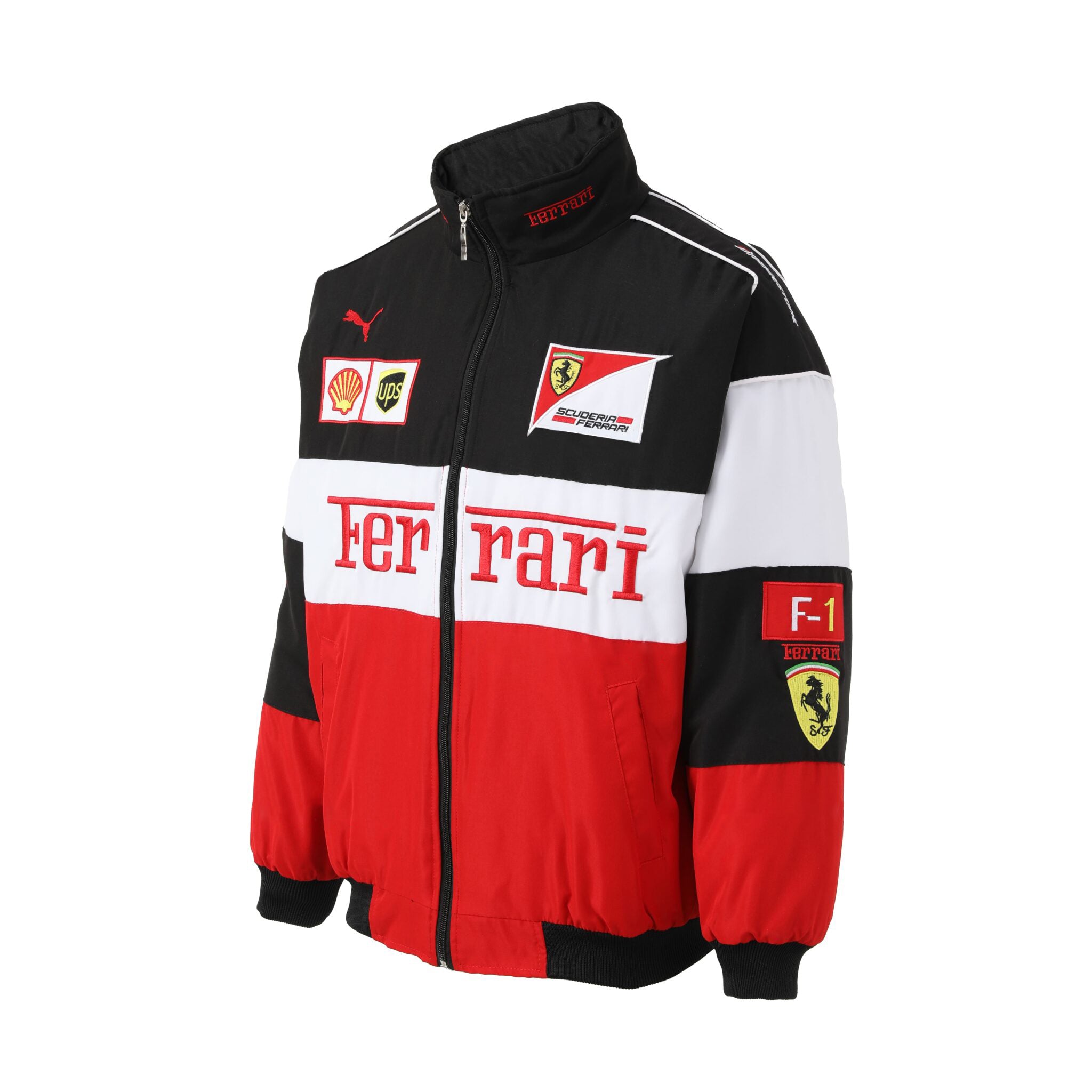 Chaqueta del Equipo de Carreras Rari F1 – Abrigo con cremallera Scuderia Motorsports
