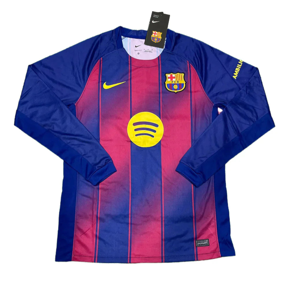 Maillot Domicile Manches Longues FC Barcelone 2025/2026