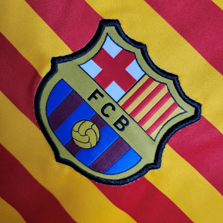 2023/2024 FC Barcelona Auswärtstrikot mit langen Ärmeln