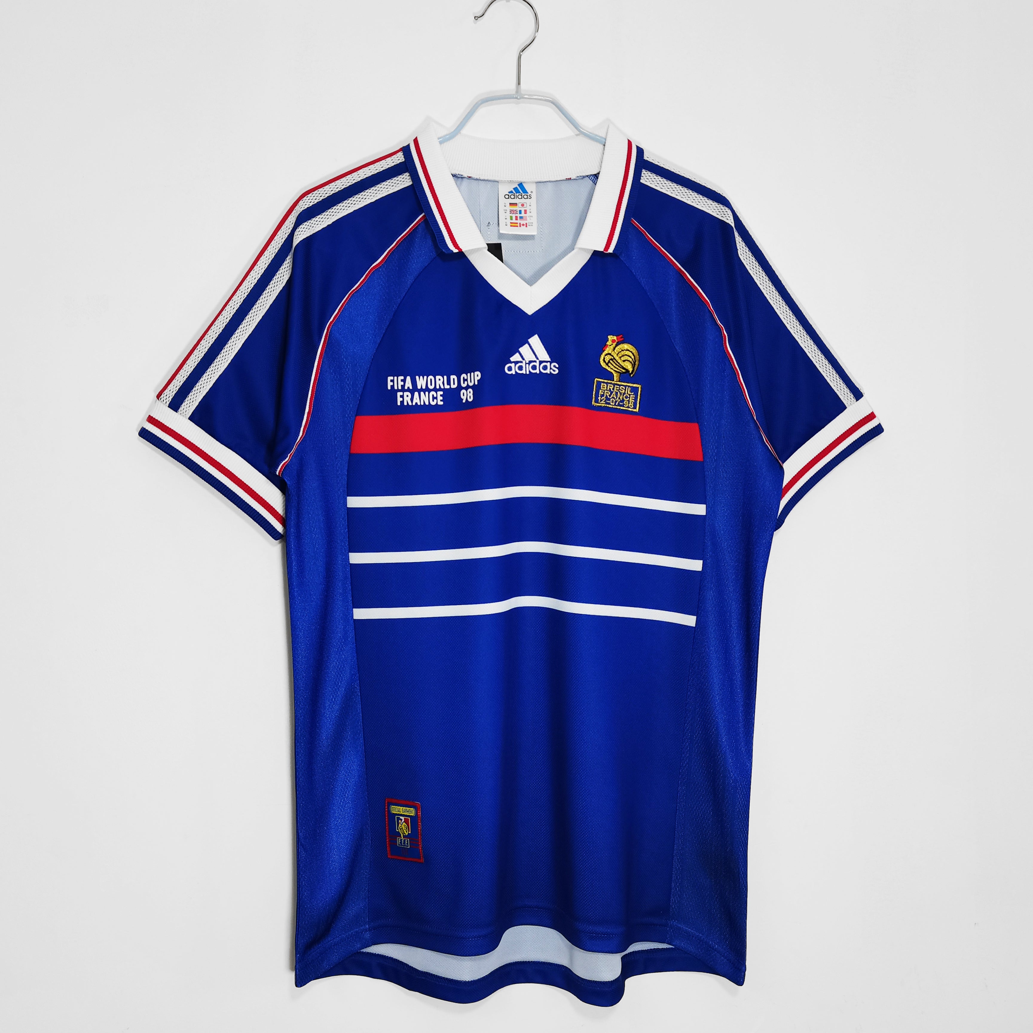 1998 Frankreich Heim Retrotrikot