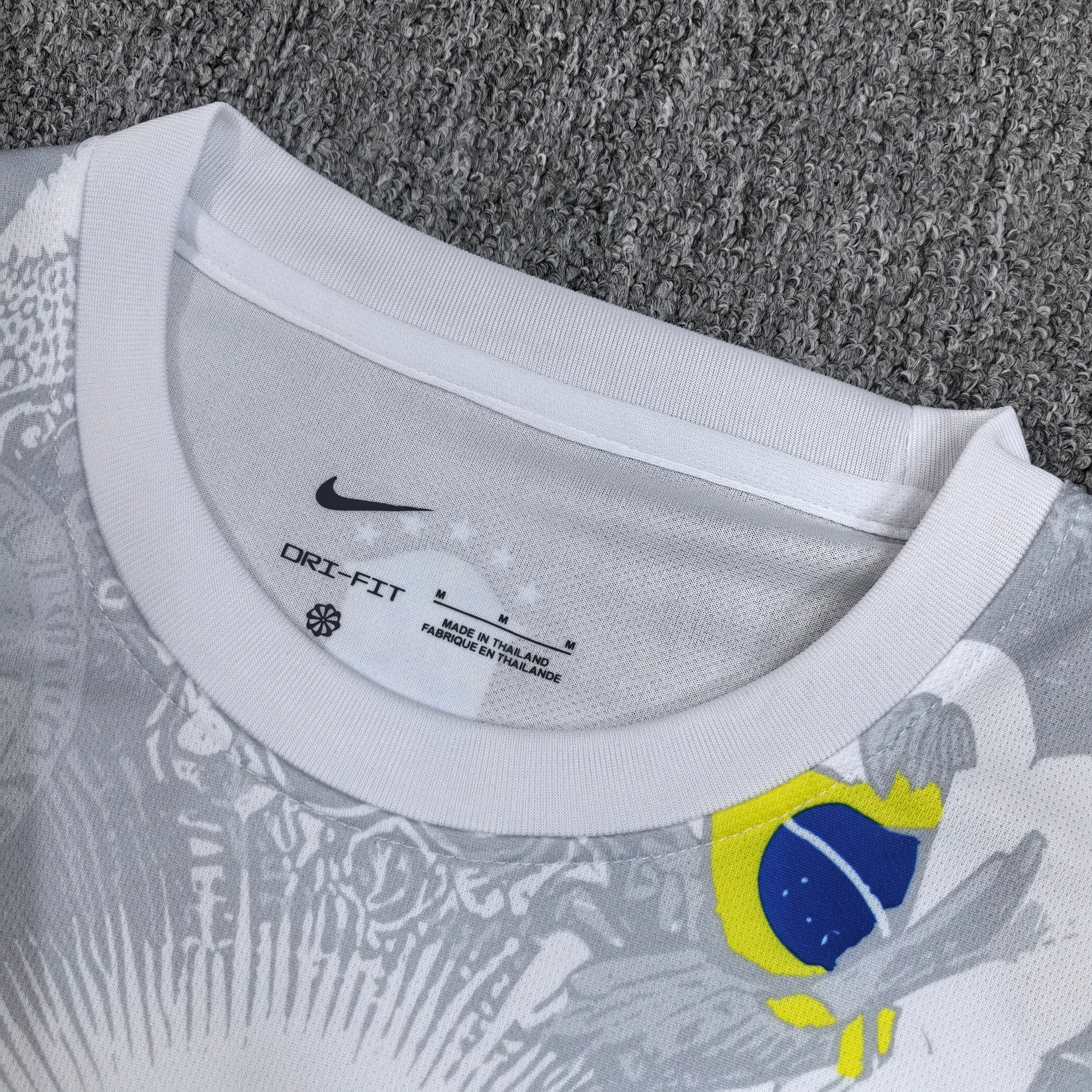 Brasilien Jesus Trikot 2026, Brasilien weiße Spezialausgabe