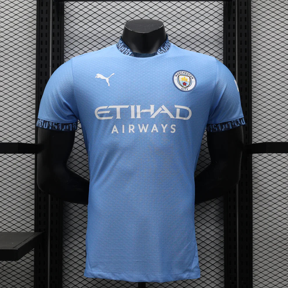 Maglia casa versione giocatore Manchester City 2024/25