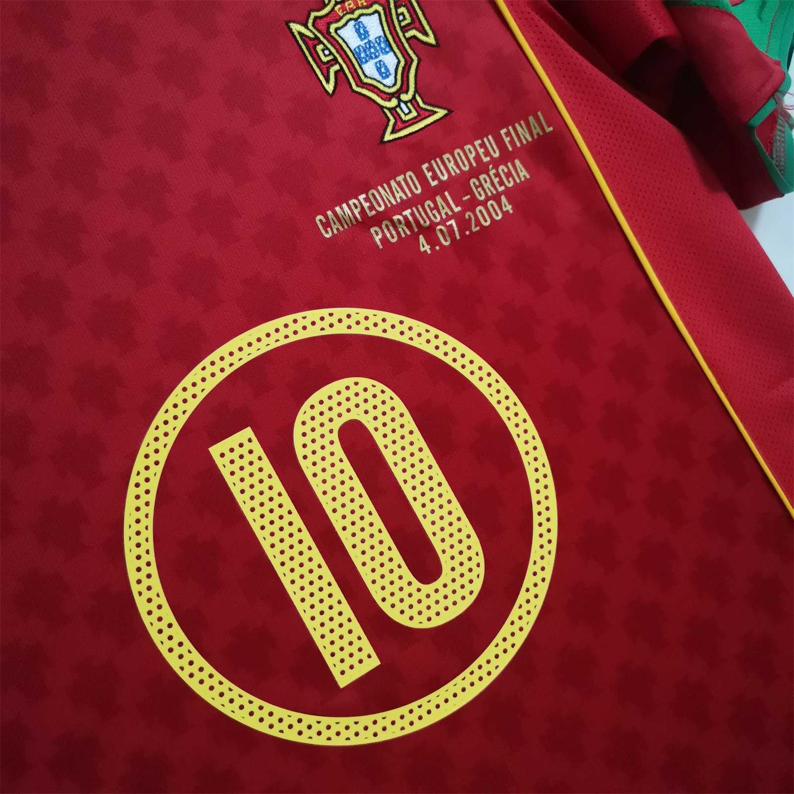 Portugal Retro-Trikot 2004 – Klassisches Euro 2004 Trikot