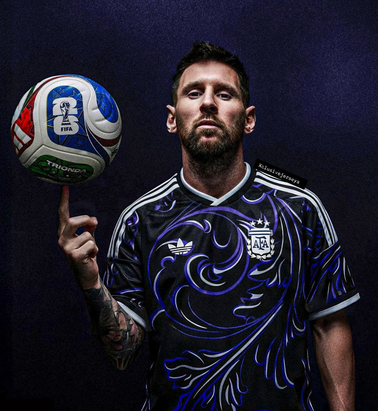 Maglia trasferta Argentina Coppa del Mondo 2026