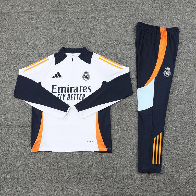 Tuta Bianca Arancione Real Madrid 2024/2025