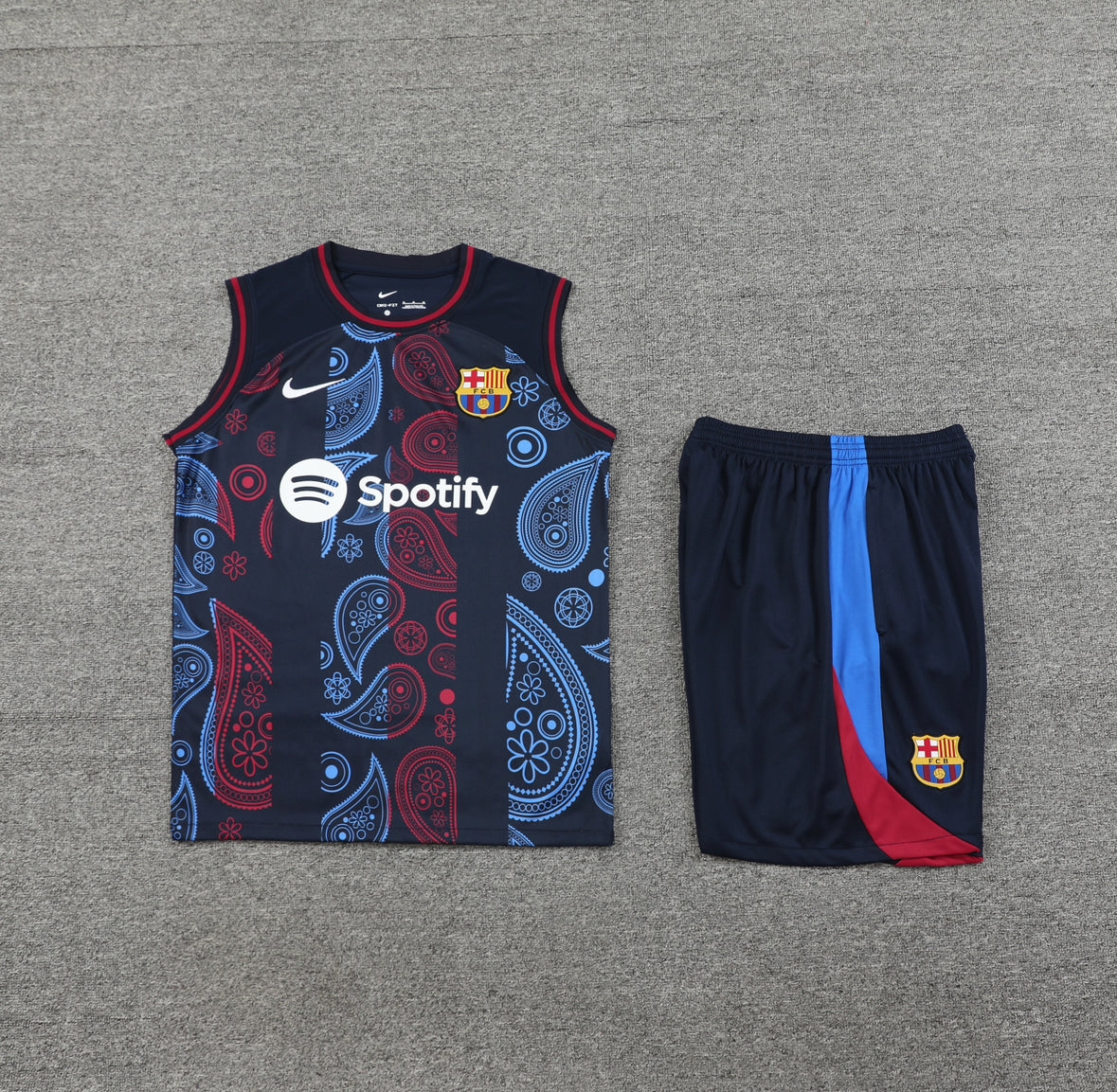 Barcelona Ärmelloses Sommer-Trainingsset 2024/25