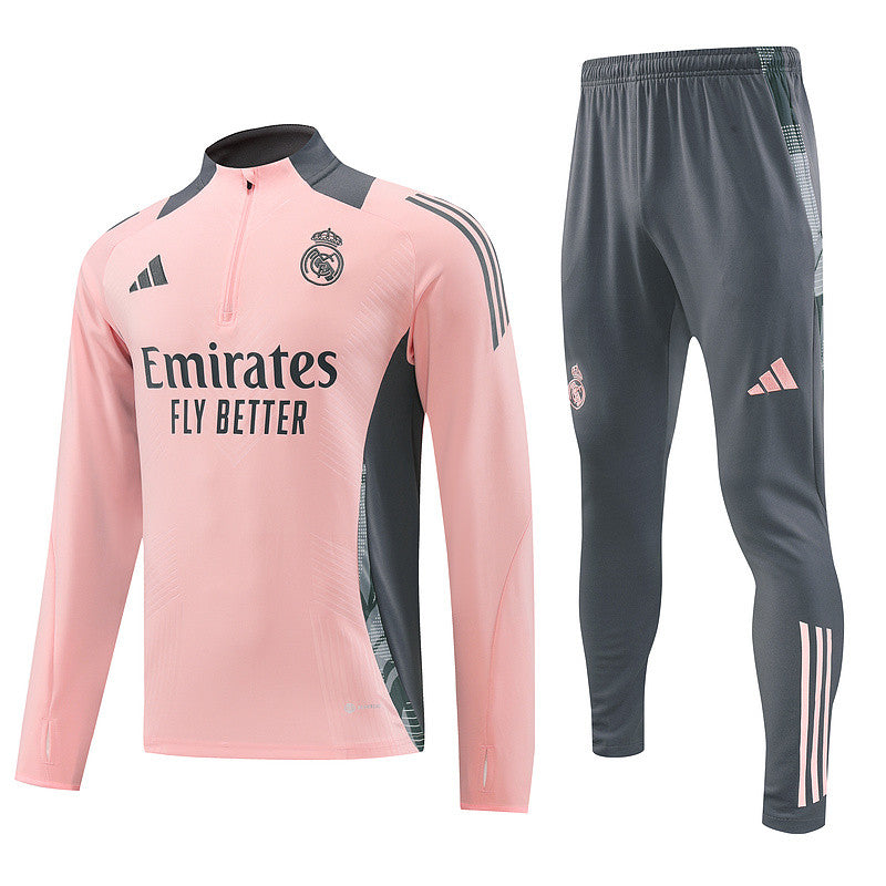 Real Madrid Trainingsanzug Pink & Grau