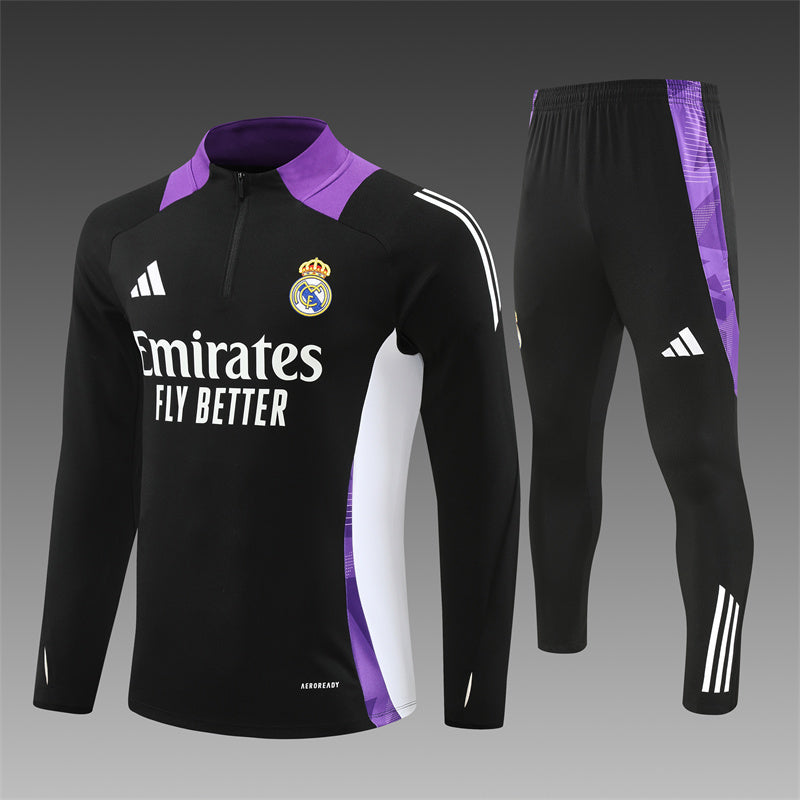 Real Madrid Trainingsanzug Schwarz