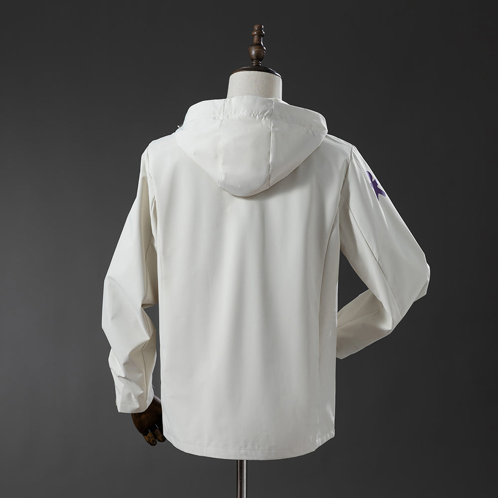 Chaqueta cortavientos blanca Brasil