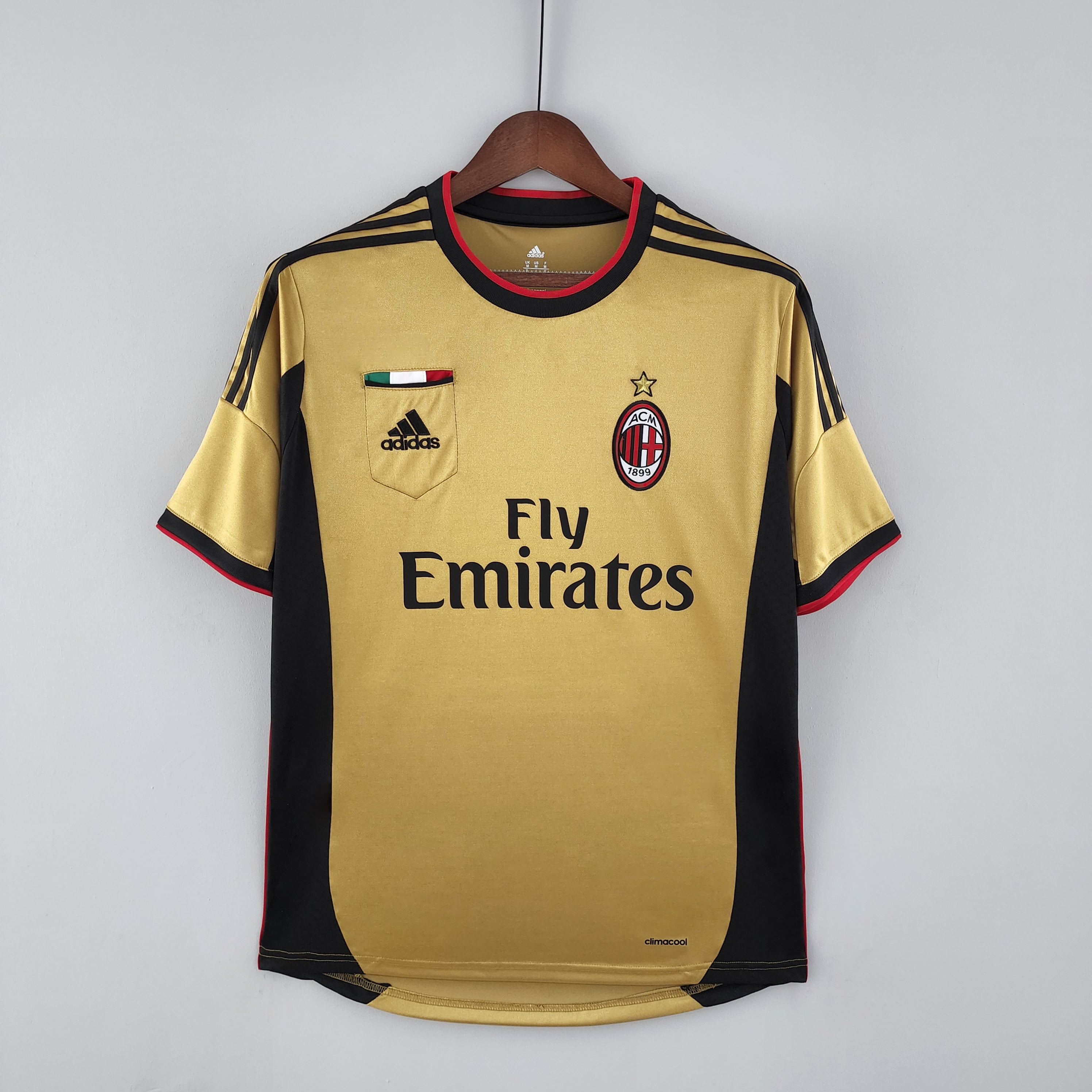 AC Milan Goldenes Trikot 2013/14 Retro