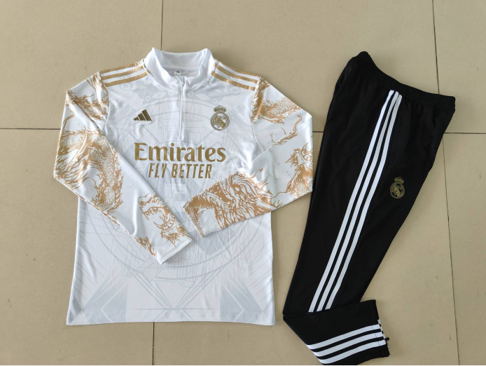 Tuta Bianca/Oro Real Madrid 2025